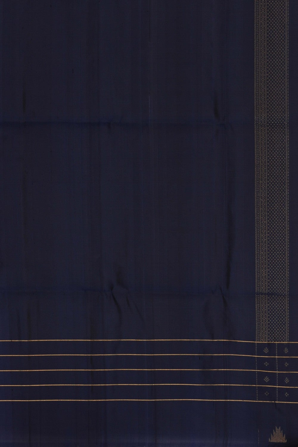 Image of South Silk Brocade Purple Saree